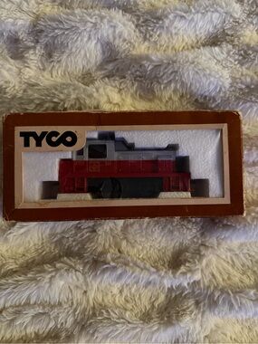 Tyco Red and Gray Model Train Locomotive - Classic Tyco Branding